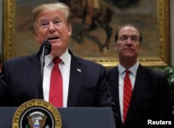 Predsednik SAD Donald Tramp govori u Beloj kući u Vašingtonu, 6. februara 2019.