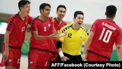 علی رضا قربانی، دروازه بان تیم ملی فوتسال افغانستان عامل عمدۀ پیروزی رقابت با ترکمنستان بود.