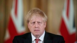 英国首相约翰逊2020年3月20日就新冠病毒疫情举行记者会（路透社）