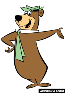 Cartoon character Yogi Bear