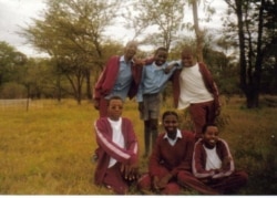 UNkosazana Precious Sibalo labangane bakhe eMtshabezi High School. (Courtesy Photo: Precious Sibalo)