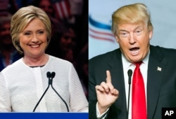 希拉里·克林顿和唐纳德·川普