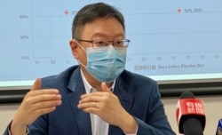 香港浸会大学政治及国际关系学副教授陈家洛 (美国之音汤惠芸摄)