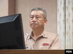 台湾国防部副参谋总长蒲泽春上将（美国之音张永泰拍摄）