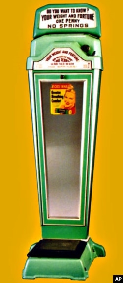 Ohio Collector's Vintage Penny Scales Represent Early Vending Machines