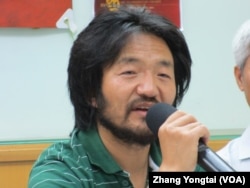 图博代表 李科先( 美国之音 张永泰拍摄)