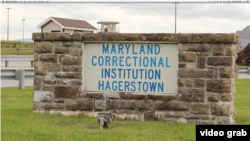 马里兰州罗克斯伯利监狱。（视频截图）