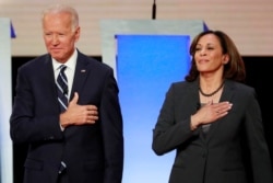 Rais mteule Joe Biden na Makamu Rais mteule Kamala Harris