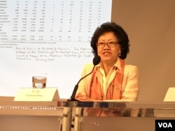 美利坚大学东盟研究中心主任王碧君(美国之音钟辰芳拍摄)