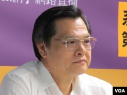 前陆委会主委 陈明通(VOA记者张永泰拍摄)