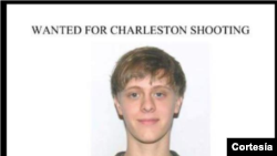 Este es el poster distribuido por la policía de Charleston.