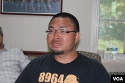 网络活跃人士北风 (美国之音方冰拍摄)