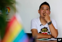 C先生在北京接受采访。（2016年5月18日）