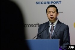 2017年7月4日国际刑警组织主席孟宏伟在新加坡国际刑警组织世界大会开幕式上讲话