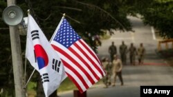 2018年6月12日驻韩美军一个军营内的情景（美国陆军照片）
