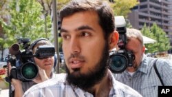 FILE - Najibullah Zazi arrives at the offices of the FBI in Denver for questioning, Sept. 17, 2009.