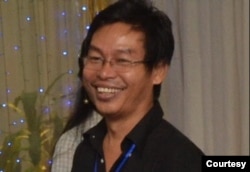 资料照片：在缅甸被监禁的美国之音特约撰稿人西图昂敏(Sithu Aung Myint)。