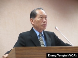 台湾执政党国民党立委陈镇湘 (美国之音张永泰拍摄)