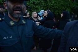 این عکس توسط یک شهروندخبرنگار از تجمع امروز برای صدای آمریکا ارسال شد