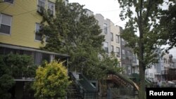 Jersey City in New Jersey, October 29, 2012.