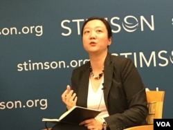 史汀生中心东亚项目主任孙韻(美国之音钟辰芳拍摄)