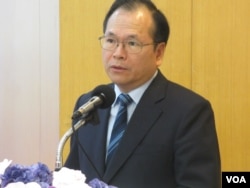 台湾陆委会副主委林祖嘉（美国之音张永泰拍摄）