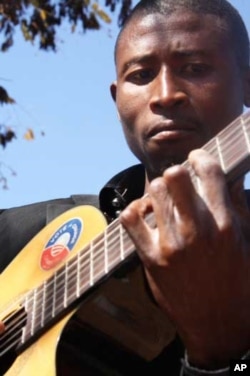 Sipho Dube taught himself guitar in Johannesburg's rough Hillbrow neighborhood, when just a teenager