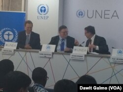 በተባበሩት መንግሥታት ድርጅት የተፈጥሮ አካባቢ ጥበቃ ጉባዔ በዓለማችን የአየር ንብረት ለውጥና ደኅንነት ጉዳዮች ላይ ሁለተኛ ጉባዔ በናይሮቢ /ፎቶ - ገልሞ ዳዊት/