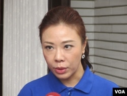 台湾在野党国民党立委李彦秀（美国之音张永泰拍摄）