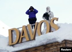 የስዊስ ፖሊስ ዳቮስ ጥበቃ ላይ