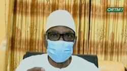 ប្រធានាធិបតីម៉ាលីលោក Boubacar Keita ថ្លែងលាលែងពីតំណែងកាលពីថ្ងៃទី១៨ ខែសីហា ឆ្នាំ២០២០។