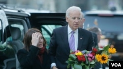 ABŞ-ın vitse-prezidenti Co Bayden və jurnaslit Miroslava Qonqadze