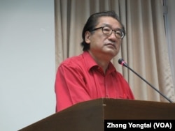 台湾执政党国民党立委李庆华(美国之音张永泰拍摄)