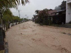 Banjir bandang di Aceh Tengah, Rabu, 13 Mei 2020. (Foto:BPBD Aceh Tengah)