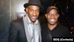 Marcus Miller (esquerda) e Belmiro Quive