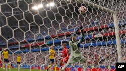 دومین گول انگلستان در مقابل سویدن