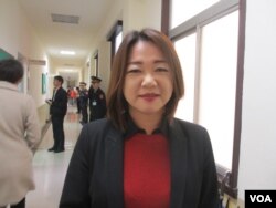台湾在野党国民党立委马文君(美国之音张永泰拍摄 )