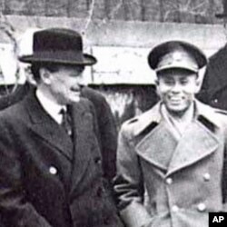 昂山将军与英国首相艾德礼