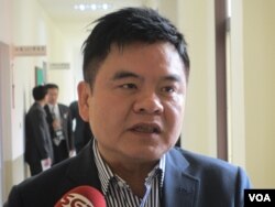 台湾执政党民进党立委莊瑞雄(美国之音张永泰拍摄)