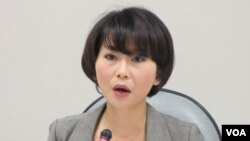 民进党立委 陈亭妃(美国之音张永泰拍摄)