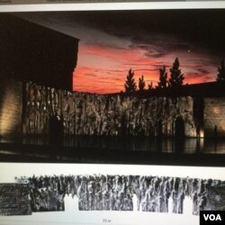 “悲伤墙”纪念碑方案。