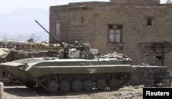 ሰንዓ-የመን፤ የፕሬዚዳንቱ ቤተመንግሥት አጠገብ - መጋቢት 24/2007 ዓ.ም