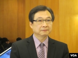 台湾执政党国民党立委纪国栋（美国之音张永泰拍摄）