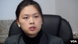 王婧律师 (美国之音国符拍摄）