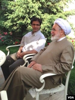 مهدی کروبی و فرزندش حسین کروبی