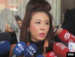 台湾在野党国民党立委李彦秀(美国之音张永泰拍摄)