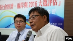 新台湾国策智库研发长李明峻（美国之音杨明拍摄）