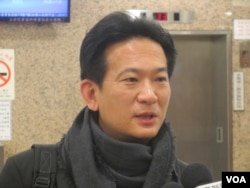 台湾执政党民进党立委林俊宪(美国之音张永泰拍摄)