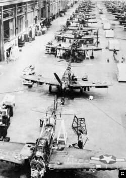 McClellan Air Force base during WW II