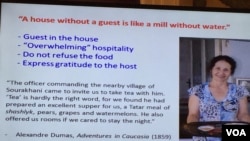 Fəridə Buyuranın Konqres kitabxanasında kitabının prezentasiyası